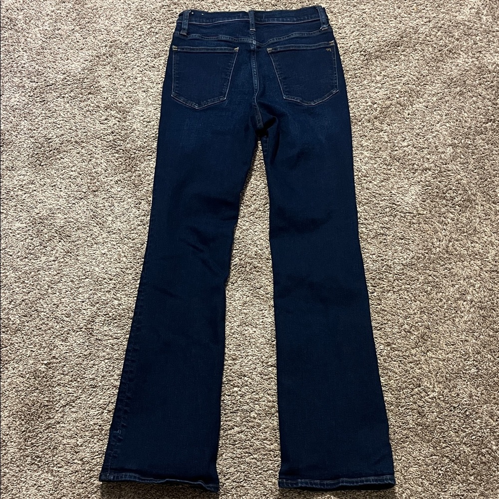 Madewell Women’s Skinny Flare Jeans in Rinse‎ Wash Size 27 - Picture 8 of 10